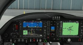 Sans le G1000 l'ecran s'allume.JPG